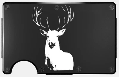 Custom "DEER" Laser Engraved Wallet - Pick A Wallet Color - Image 1 of 4