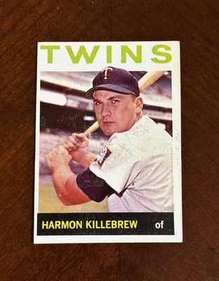 1964 Topps Baseball # 177 Harmon Killebrew - Minnesota Twins - ¡LEYENDA! Foto 1 de 3