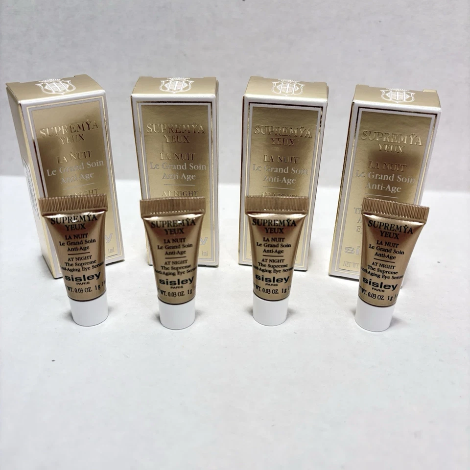 4 Sisley Supremya At Night The Supreme soro antienvelhecimento para os olhos 1 ml cada novo na caixa - Imagem 1 de 2