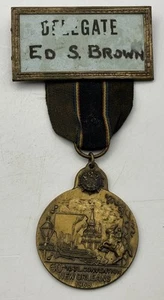 Vintage 1968 American Legion 50th National Convention New Orleans LA Badge Medal - Bild 1 von 4
