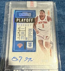OBI TOPPIN 2020 Contenders Rookie AUTO. Panini RC LR #62/99 NBA Pacers - Picture 1 of 3