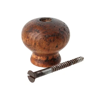 Original Beech Knob & Screw For Stanley Transitional Wood-Bottom Hand Planes - Picture 1 of 3