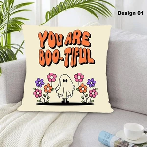 2025 Decoraciones de Halloween Interior Frankenstein Boo Calabaza Talla Regalo Almohada - Imagen 1 de 5