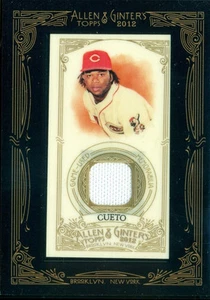JOHNNY CUETO 2012 TOPPS ALLEN & GINTER GAME USED JERSEY - Picture 1 of 1