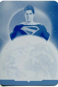 CZX Crisis On Infinite Earths Cyan Printing Plate Autograph Card Brandon Rooth - Picture 1 of 1