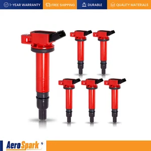 6X Ignition Coil Pack for 2003-2024 Toyota Camry Tacoma Tundra 4Runner UF495 - Picture 1 of 9
