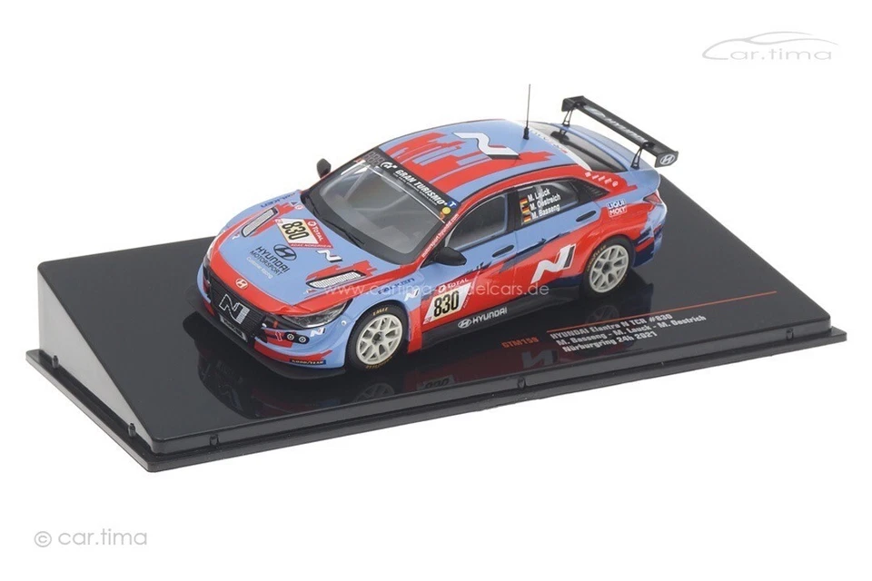 Hyundai Elantra N TCR 24H NURBURGRING 2021 Vincitore - IXO 1/43