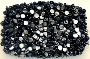 Buttons 11mm 18L Light Grey Pearlescent Shank Polished Small Button Craft (W490) - Picture 1 of 24