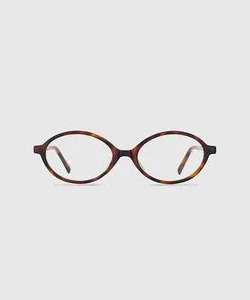 BLUE ELEPHANT-HUMP Leopard Brillengestell ovale Form Unisex 52 mm Blaulicht - Bild 1 von 7