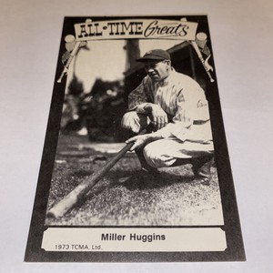 Miller Huggins New York Yankees 1973 All Time Greats TCMA Postcard