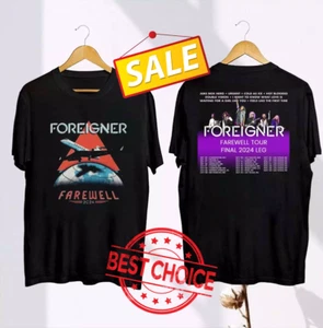 Foreigner Farewell Tour 2024 T-Shirt Unisex S-5XL FOR FANS - Picture 1 of 5