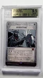 MTG Magic the Gathering OTJ Outlaws of Thunder Junction Grindstone BGS 9.5 POP 1 - Picture 1 of 4