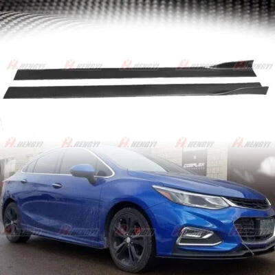 Extensión divisor de faldón lateral estilo carbono para Chevrolet Cruze 2011-2018 78,7"" Foto 1 de 4