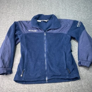 Vintage Columbia Fleece Jacket Titanium Women Large Blue Casual Warm Japan - Picture 1 of 10
