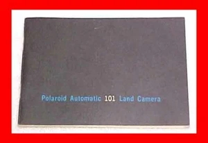 POLAROID INSTANT LAND CAMERA AUTOMATIC 101 COLOR PACK OWNERS MANUAL BOOKLET - Picture 1 of 2