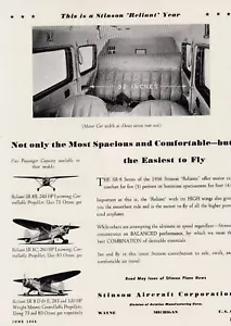 1936 Stinson Reliant Aircraft Ad 11/25/2024f - Picture 1 of 1