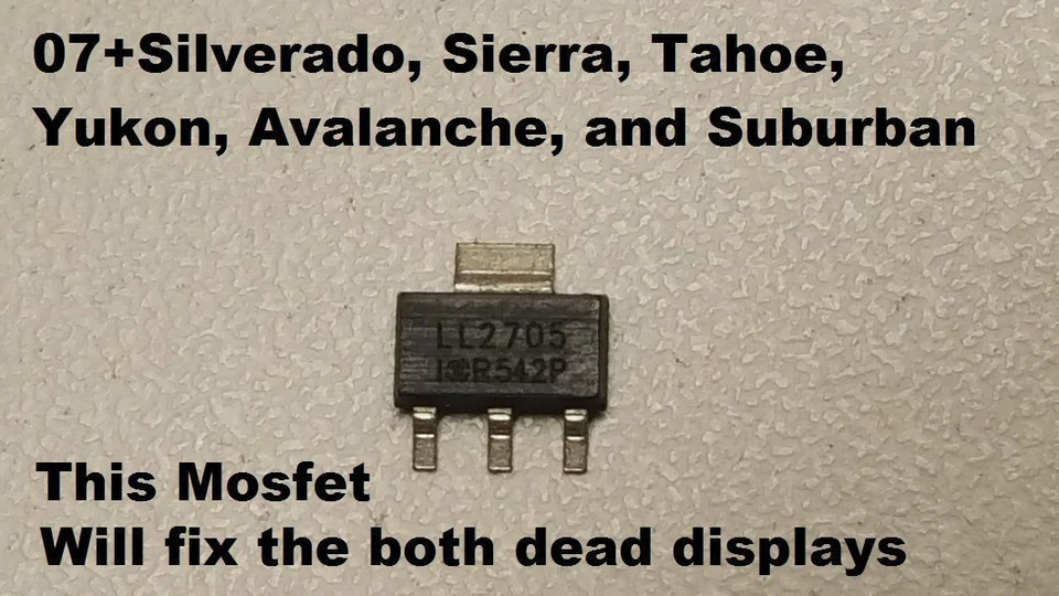 2007+ Chevy Tahoe Speedometer Instrument Cluster Info Display Repair MOFSET - Image 1 of 1