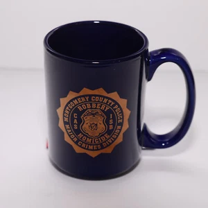 Montgomery County Police Coffee Mug Major Crimes Homicide Robbery Maryland CAS - Picture 1 of 5