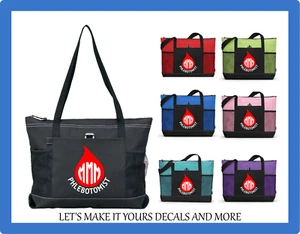 Phlebotomist Monogrammed Personalized Custom Tote Purse School Gym Travel Bag - Picture 1 of 14