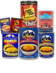 Paquete de Variedades Cincinnati Skyline Chile, Goldstar Chili Dixie Familia Favoritos... - Imagen 1 de 8