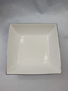 2 CHARTER CLUB GRAND BUFFET PLATINUM SQUARE SERVING PASTA BOWLS RARE HTF.     35 - Picture 1 of 7