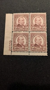 U.S. Stamp #693 Plate Block of four mint no gum - Picture 1 of 1