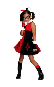 Official Girls Suicide Squad HARLEY QUINN TUTU Fancy Dress Costume Halloween Kid - Picture 1 of 2