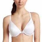 Maidenform The Dream Collection Front Close T-Back Bra 7746 White 32C #2563