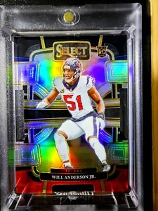 WILL ANDERSON JR🏈 PRIZM 🏈 REFRACTOR CARD🔥RARE🔥TEXANS🔥INVESTMENT🔥DIECUT🔥RC - Picture 1 of 1