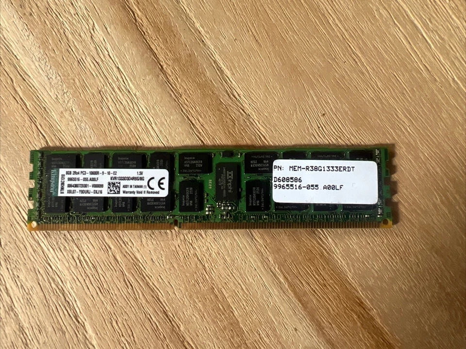 8GB Kingston Ram KVR1333D3D4R9S/8G 1.5V - Image 1 of 1