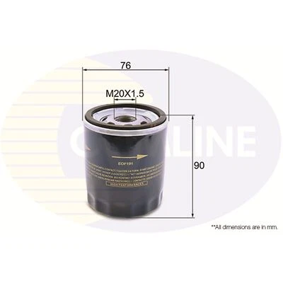 For Ford Focus C-Max 1.8 TDCi Genuine Comline Engine Oil Filter - Image 1 of 4