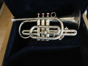 Besson London Trompete New Standard Silber mit Koffer Top - Bild 1 von 6