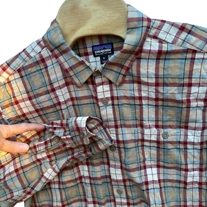 Patagonia® Worn WearM's Long-Sleeved Pima Cotton ShirtStyle #53837 - Picture 1 of 8