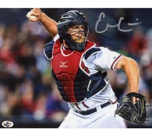 Evan Gattis Signed Atlanta Braves Unframed 8X10 MLB Photo - Throwing - Picture 1 of 3