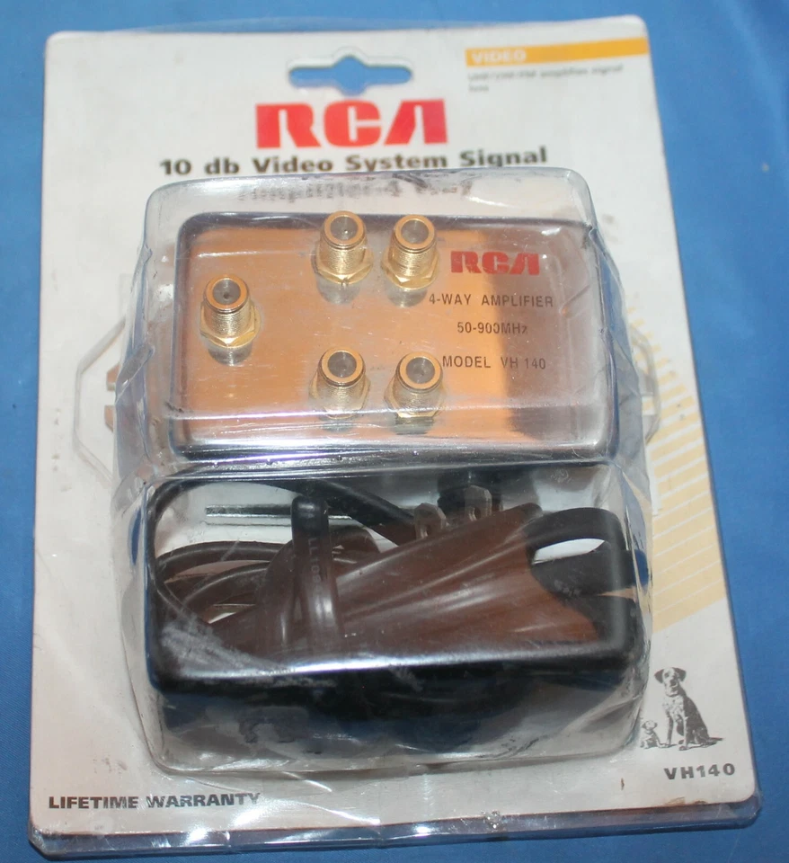 RCA Model VH 140 4 Way  Amplifier 50-900MHZ - Image 1 of 1
