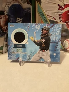 2023 Topps Holiday Variation Relic Jersey O’Neil Cruz 51/99 - Picture 1 of 2