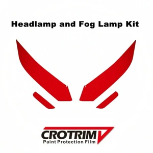 Headlight & Fog Light Kit Protection Film For Nissan Qashqai Rogue Sport 2020-21 - Picture 1 of 5