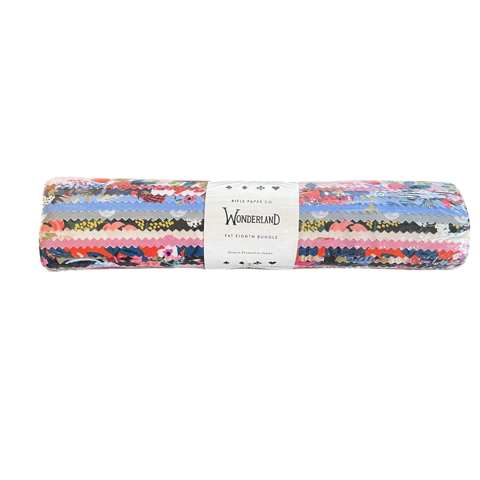 Rifle Paper Co Wonderland Fat Eighth Fabric Bundle Cotton Screen Printed Japan - Image 1 of 3