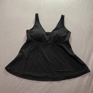 Kim Gravel x Swimsuits For All Tankini Women's 18 Dark Minimalist Beach Summer - Picture 1 of 8