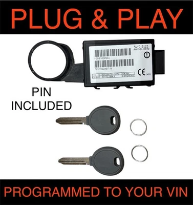 2001-2006 Jeep Wrangler 2002-2004 Liberty Immobilizer 56010209AC PROGRAMMED - Image 1 of 4