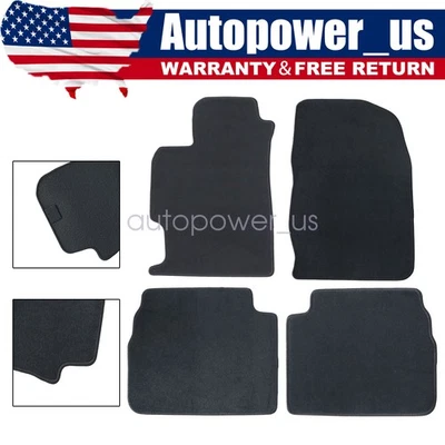 Front & Rear Left & Right Floor Mats Carpet For 2009-2013 Mazda 6 4-Door Velour - Image 1 of 4