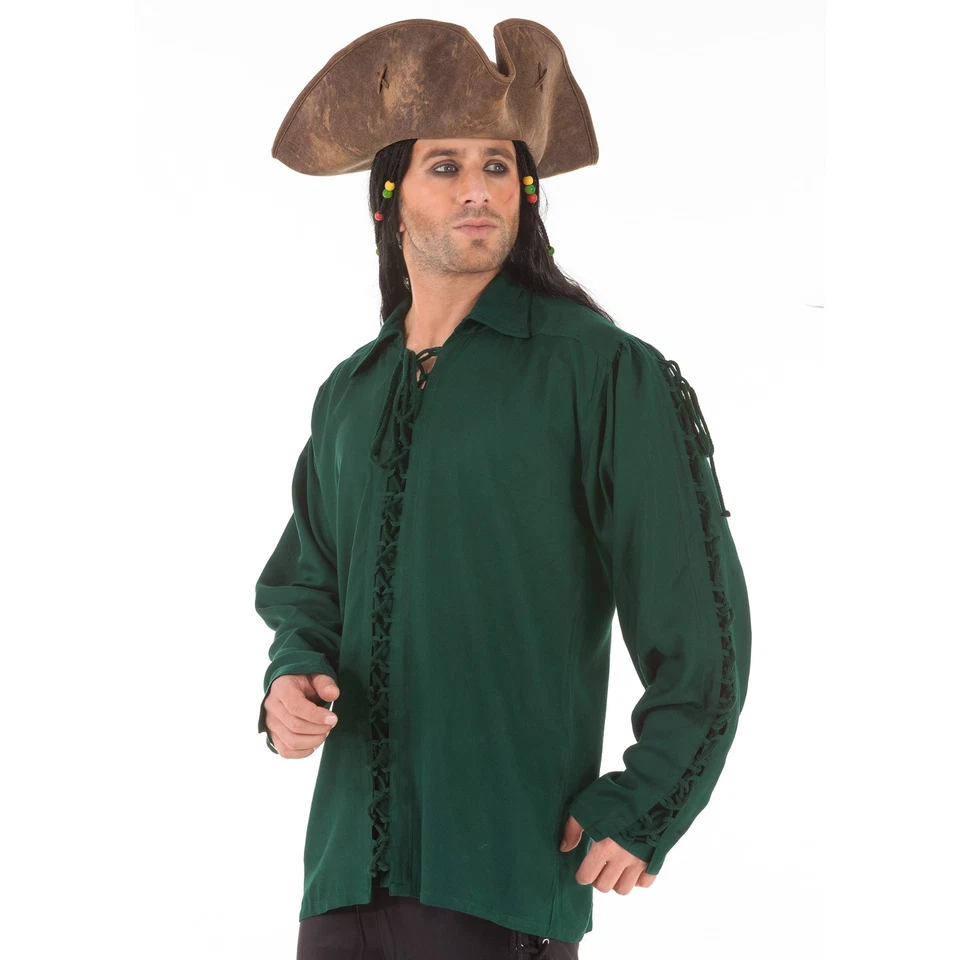 Camisa Medieval Mujer Pirata Renacimiento Disfraz Juegos con disfraces Camisa Patrickson Foto 1 de 1