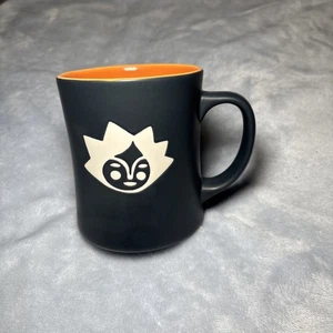 Starbucks Kaffeebecher 2011 Kenya Mermaid Sun Face Matte Finish Schwarz Orange - Bild 1 von 6