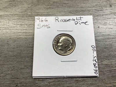 1966 Roosevelt SMS Dime from SMS San Francisco Mint Set 060925 00t - Image 1 of 4