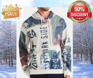 Star Wars Para Hombre TALLA XS 30-32 Gráfico Sudadera con Capucha Color Abirdo Claro NUEVO - Imagen 1 de 15