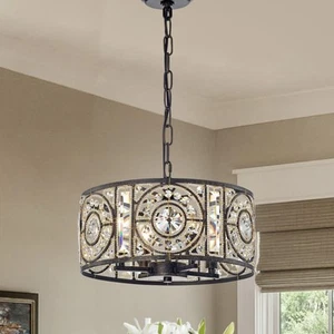 Rowsen 4-Light Antique Bronze Metal Chandelier Antique Bronze - Picture 1 of 4
