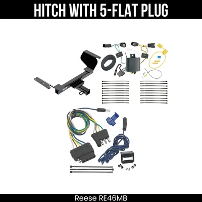 Enganche de remolque + cableado de 5 vías para Chevrolet Equinox 18-24 gasolina modelos Premier Foto 1 de 2
