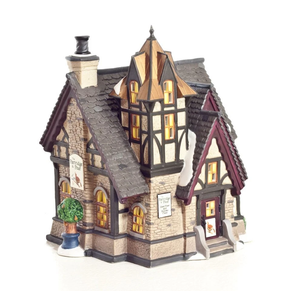 Department 56 Dickens' Village Partridge and PEAR Lit House 4025253