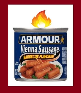 Vela de lata de salchicha barbacoa Viena 4,6 oz hecha a mano en TN perfumada con jazmín - Imagen 1 de 3