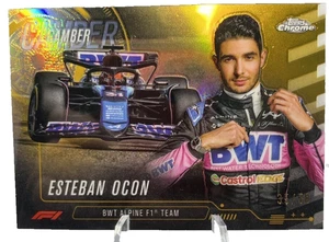 2024 Topps chrome Sapphire Formula 1 F1 Esteban Ocon Camber Gold 35/50 CAM-6 - Picture 1 of 2